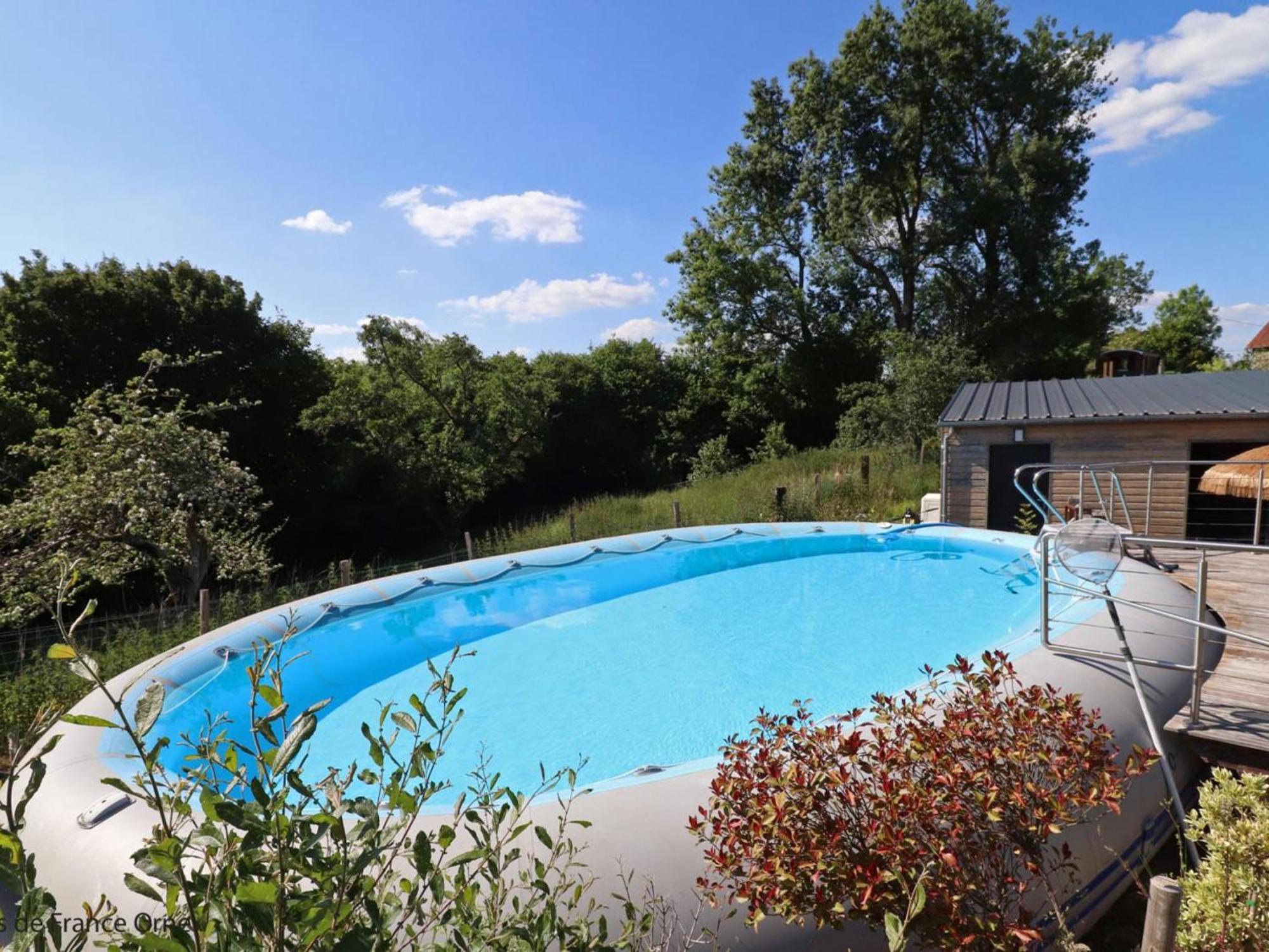 La Lande-de-Goult Maison Isolee Avec Spa Nordique, Piscine Et Jardin Privatif Au Coeur De La Nature - Fr-1-497-116ヴィラ エクステリア 写真